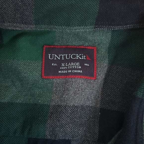Untickit Flannel Shirt XL - Picture 2 of 2